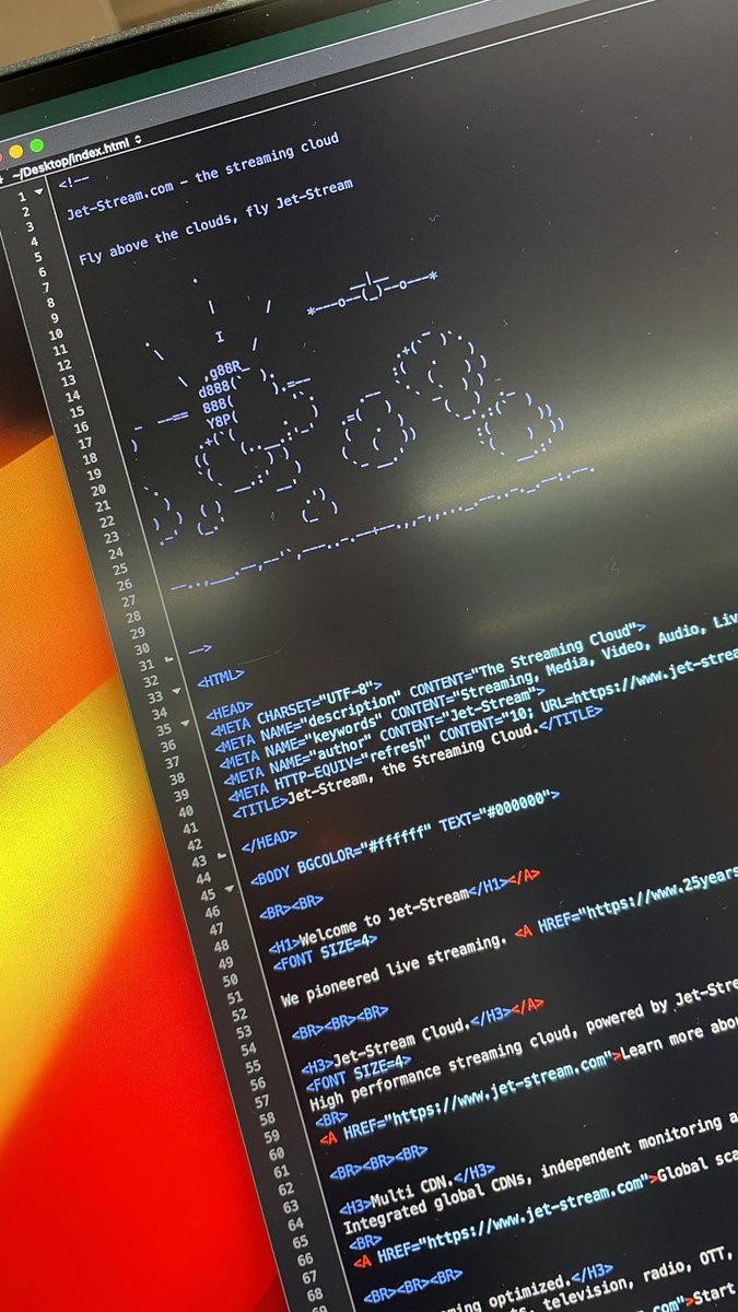 stefvanderziel's tweet image. Wie vindt ook dat sites weer zo horen worden gemaakt.
#HTML1 #ASCIIART