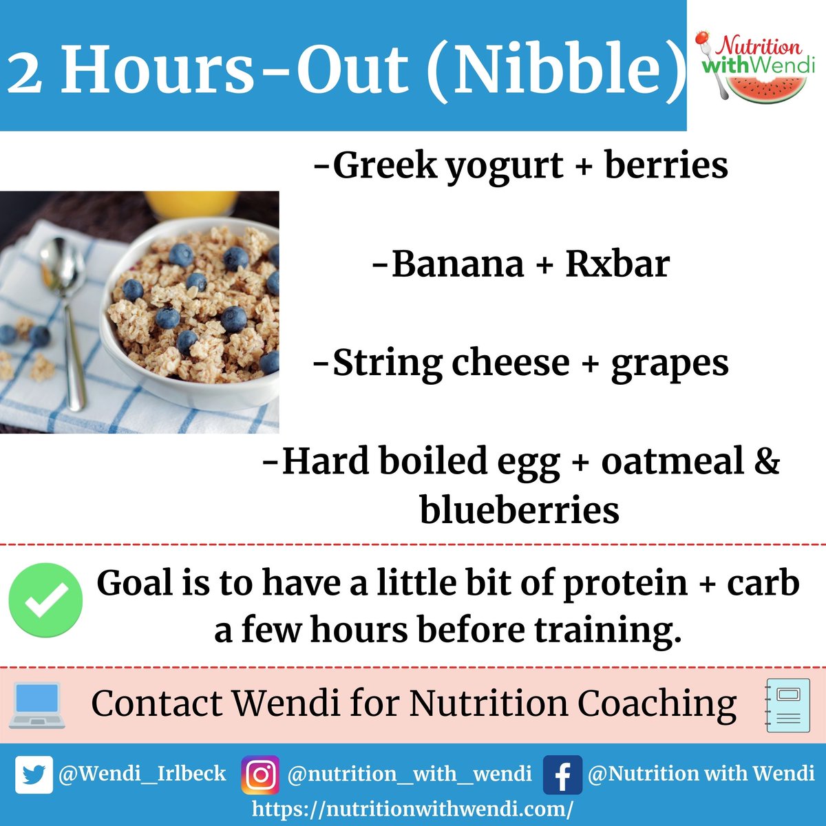 Wendi_Irlbeck's tweet photo. Game Day Nutrition Tips for Athletes of All Ages:
📌Hydrate early &amp; often during the day
📌NEVER try new foods on game day
📌Use my "4-2-1" fueling strategy (see below)
📌Focus on a balance of protein + carbs at each meal
📌Avoid high-fat or spicy foods that can cause GI distress https://t.co/HmeNHBswTn