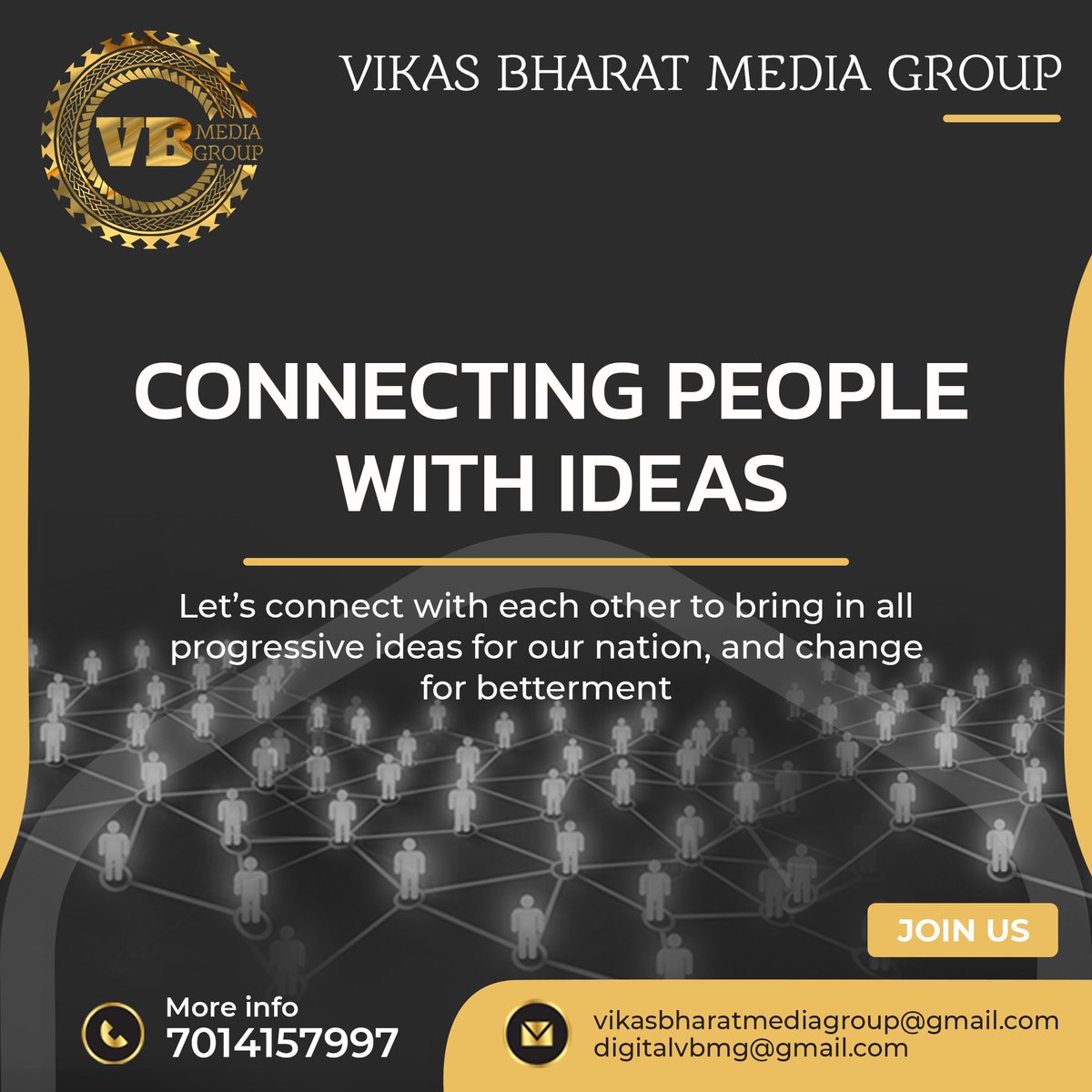 vbmg_india's tweet photo. Every nation has its diverse tales. We are bringing all those tales and paving the road for the Indian media fraternity and its progression.
#VBMG #vikasbharatmediagroup #VBmediagroup #vikasbharat https://t.co/tv79gAGlnb