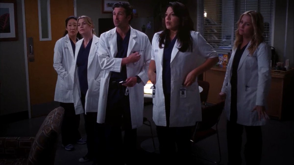 mrdrscrubcaps's tweet photo. the seattle grace five of grey's anatomy https://t.co/KvhE6SKdnz