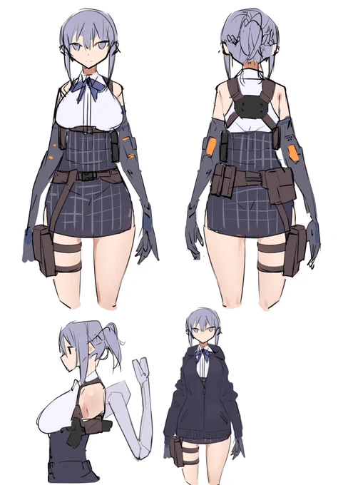 新しく作ったオリキャラ設定画的な何か 