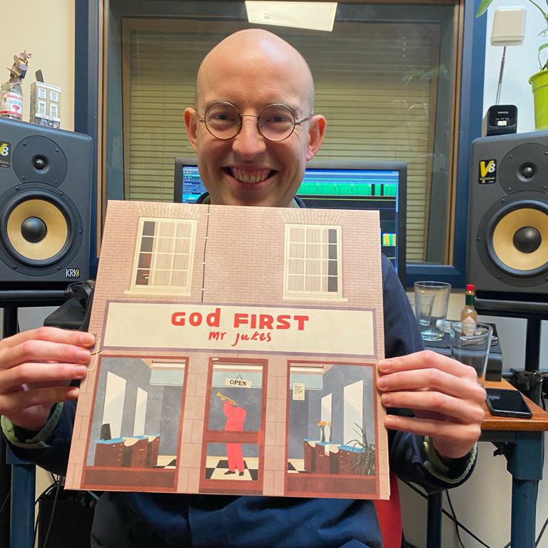 Happy to announce I'm finally getting some more God First LPs made as it's been out of print for a while. Link to grab a copy in time for Christmas mrjukes.tmstor.es 🎄