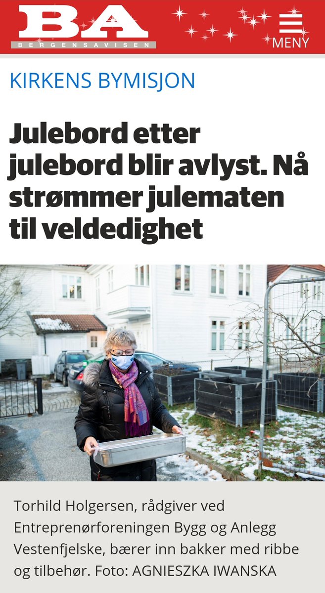 Julebord etter julebord blir desverre avlyst,  heldigvis stadig flere gir maten, mennesker og miljø en ny sjanse &lt;3 
Ta kontakt med din nærmeste matsentral, eller bruk Donasjonkartet for å bidra du også!
buff.ly/30p1JIy
buff.ly/3dJrTIY

#ingenossutendere