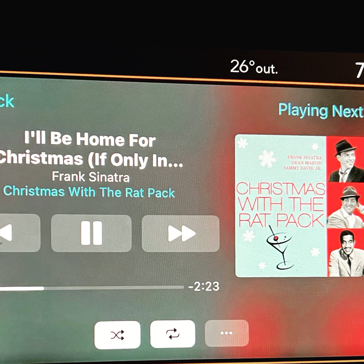 #merrychristmas - #morningcommute #music #christmasmusic #franksinatra #theratpack #christmasalbum #december #happyholidays #seasonsgreetings #weinachten #navidad #illbehomeforchristmas #songs #holidayseason #holidays #holidaymusic