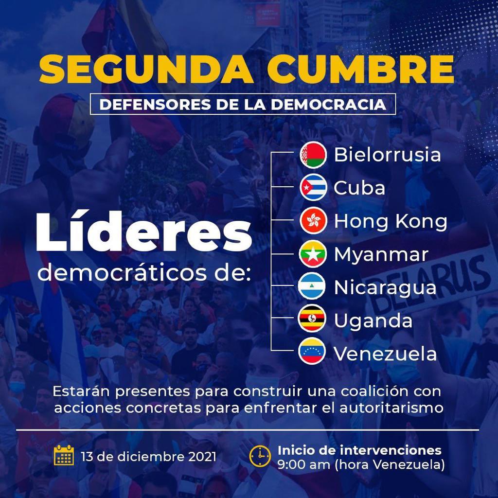 Frente al auge de los regímenes autoritarios, los demócratas en el mundo debemos unificarnos y tomar acción para defenderla.

A través de este enlace podrán ver la Segunda Cumbre de Líderes de Movimientos Democráticos del Mundo 👇🏻

bit.ly/3rZSWrG