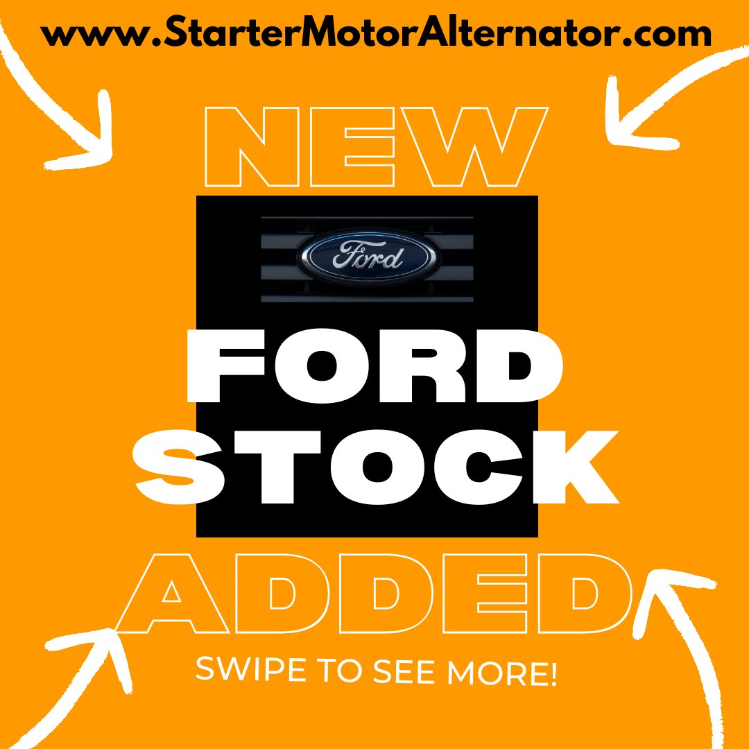 StartAlternator's tweet photo. 🚨NEW FORD STOCK ADDED🚨

Starter Motor: XIX1421
Fits: Ford Ka+ 1.2 Petrol 2018>
🛒 Available here: https://t.co/tmCZKP4GYE

🌎 International Shipping

🛠️ All our new and remanufactured parts come with a 2 Year Warranty. 
#ford #ka+ #startermotor https://t.co/FcOVHR2mMG