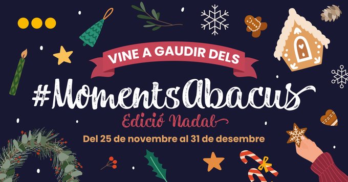 abacus_botigues's tweet photo. Vine a gaudir dels #MomentsAbacus Edició #Nadal! 🎄 Fins al #31Des, les nostres botigues s’omplen amb un munt d’activitats per viure moments Abacus en família... i somiar amb les estrelles! 📖🎨🖌️🎲🚀

Descobreix-los aquí! ➡️ https://t.co/DUSSUpOExd

#UnNadalPerSomiar https://t.co/EePYwAy6S1