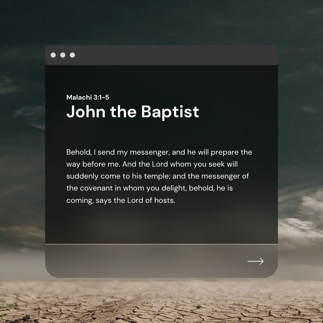 HolyCross_SC's tweet image. The messenger to prepare the way - John the Baptist

Make sure to listen to our sermons from yesterday if you missed it at HOLYCROSS.NET/SERMONS or wherever you get your podcasts!⁠