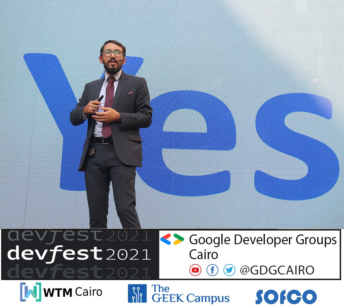 GDGCairo's tweet photo. Google developers group's devfest Cairo
Want to say Thank you to
👉Mohamed H.Mohi El-Dien who Taken stage by storm on and told us about the evolution of BI & IB 🔥
Thanks Mohamed for This great session, your efforts and being our guest. ❤️🔥🔥
#DevFest2021
#devfestcairo2021 https://t.co/9gfEFx6PXi