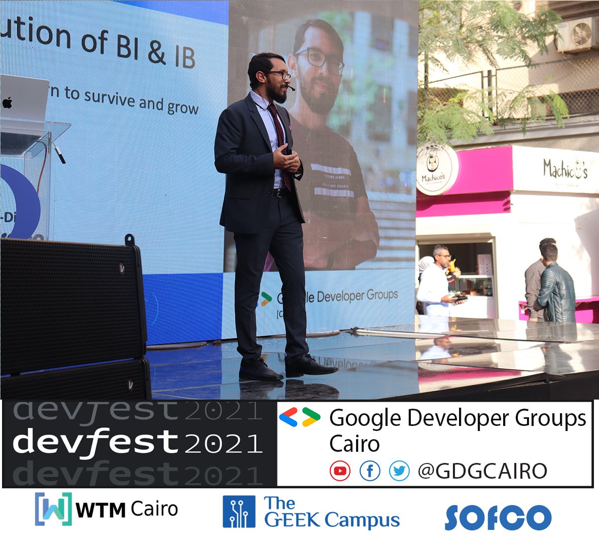 GDGCairo's tweet photo. Google developers group's devfest Cairo
Want to say Thank you to
👉Mohamed H.Mohi El-Dien who Taken stage by storm on and told us about the evolution of BI & IB 🔥
Thanks Mohamed for This great session, your efforts and being our guest. ❤️🔥🔥
#DevFest2021
#devfestcairo2021 https://t.co/9gfEFx6PXi
