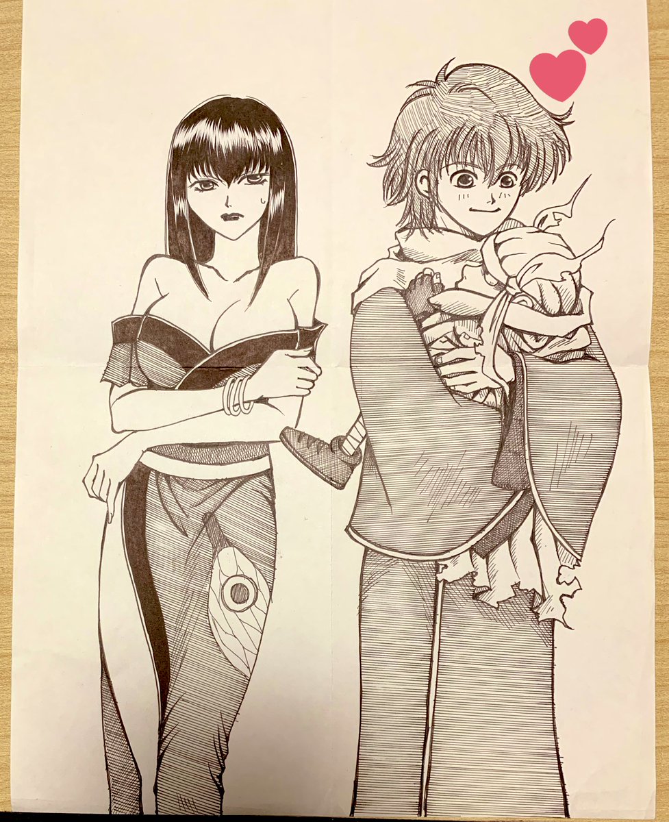 アニメ巷説百物語のイラスト出てきた。アニメ化したの2003年?!古いな〜 