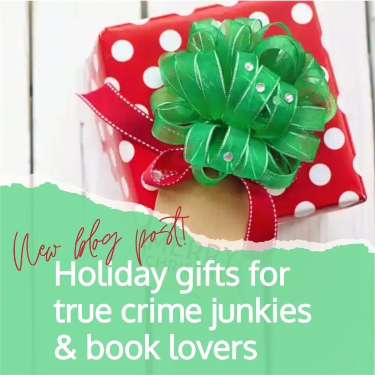 Are you a procrastinator? I've got you covered. Check out today's blog post for an awesome collection of holiday gift ideas for the book lovers and true crime junkies on your list!
krystenbennettwrites.com/holiday-gifts-…