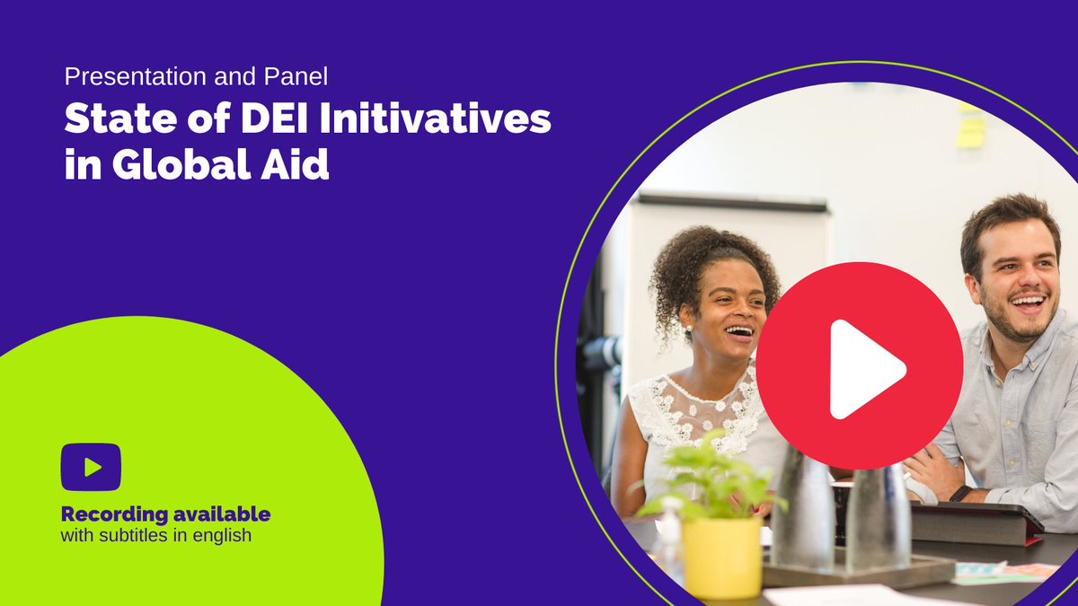 WeBeFearless's tweet photo. At the State of DEI initiatives in Global Aid, our research, panelists, and participants all agreed on the need for more thoughtful approaches to DEI in the workplace. 🎥 Here’s the link to watch the recording: https://t.co/XXNmmlSHyY https://t.co/0whyVx0Smi