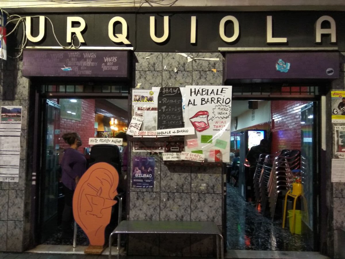 wiki_toki's tweet photo. Larunbat honetan #Wikitoki-k eta @DibujaTolrato  indarrak batu genituen #gauirekia21 
#wikisonuak #gauirekia #Bilbao 

Ikaragarria izan zen auzoari esan zenioten guztiak auzotik entzutea!😊👇
https://t.co/DeMPAuW6rt

ESKERRIK ASKO!! https://t.co/wYYPn3CwGZ