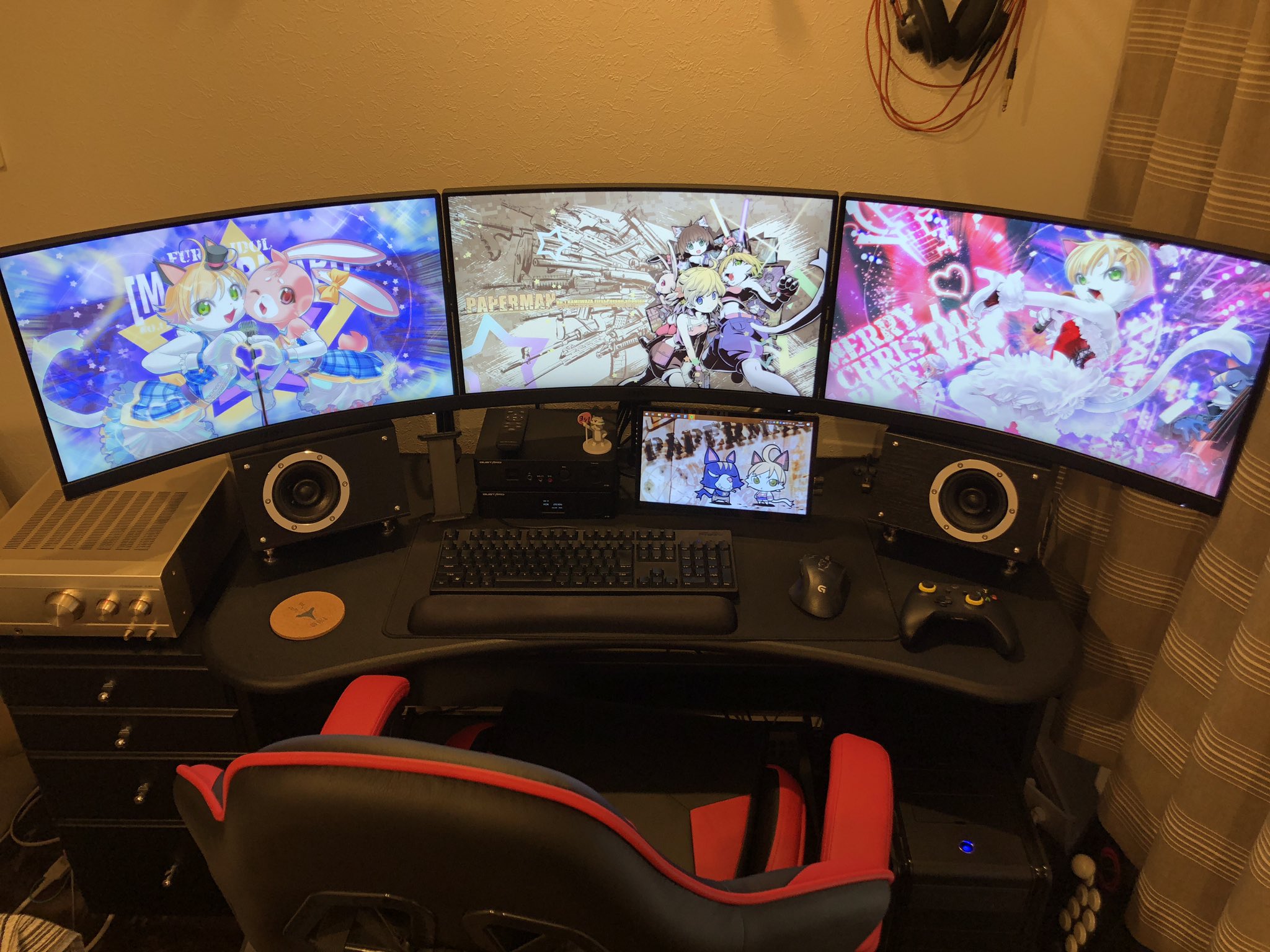 自作PC　配信　トリプルディスプレイで快適 mysalt on X: 
