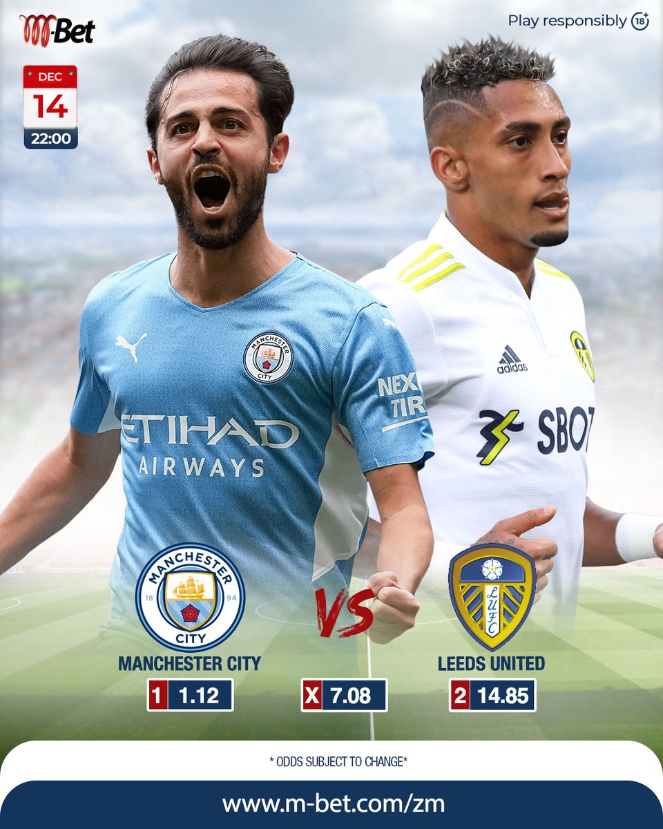 mbetcozm's tweet photo. ⚽Premier League🏆
MANCHESTER CITY 🆚 LEEDS UNITED
Predict Today's game and Win Big From as low as K3, you can win big at https://t.co/b6QVf6n70F https://t.co/gT6KtJJ0Mv