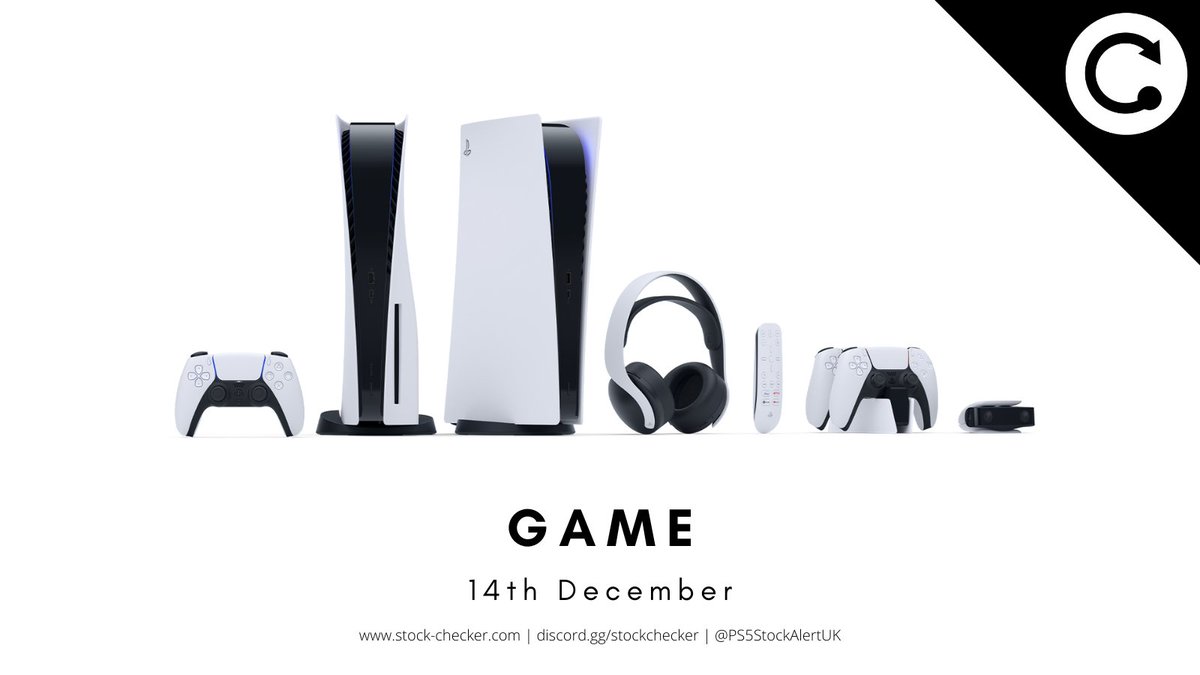 PS5StockAlertUK's tweet photo. 📰 PlayStation 5 Restock Confirmed For GAME

🛍️ GAME
🗓️ 14th December
⏰ 9-11:30am GMT
🚚 Priority orders by 16/12
🚚 Standard orders by 20/12

🔗 PS5: https://t.co/SCiX2RCpD3
🔗 PS5 Digital: https://t.co/VyICkZ3N1x
🔗 PS5 Bundles: https://t.co/5prOOlwRzZ

#PS5 #ad https://t.co/B2p7kg0An8