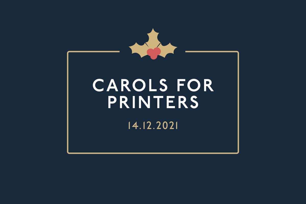 BPIF's tweet photo. Following government announcements Carols for Printers will be going ahead tomorrow at 6pm, St Bride's Church, however the drinks reception after the service is cancelled, but you can still join us for festive songs and readings! https://t.co/ehAOOwdoju #BPIFevent #carols #print https://t.co/Bq3Ys4rgHu