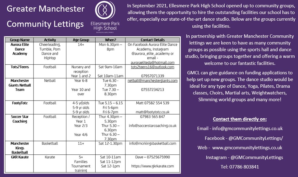 Contact <a href="/GMCommunityLet/">Greater Manchester Community Lettings</a> for further information. Working together with EPHS to bring the community together! #ProudToBeConsilium #CommunityMatters #WorkingTogether #GMCommunityLet