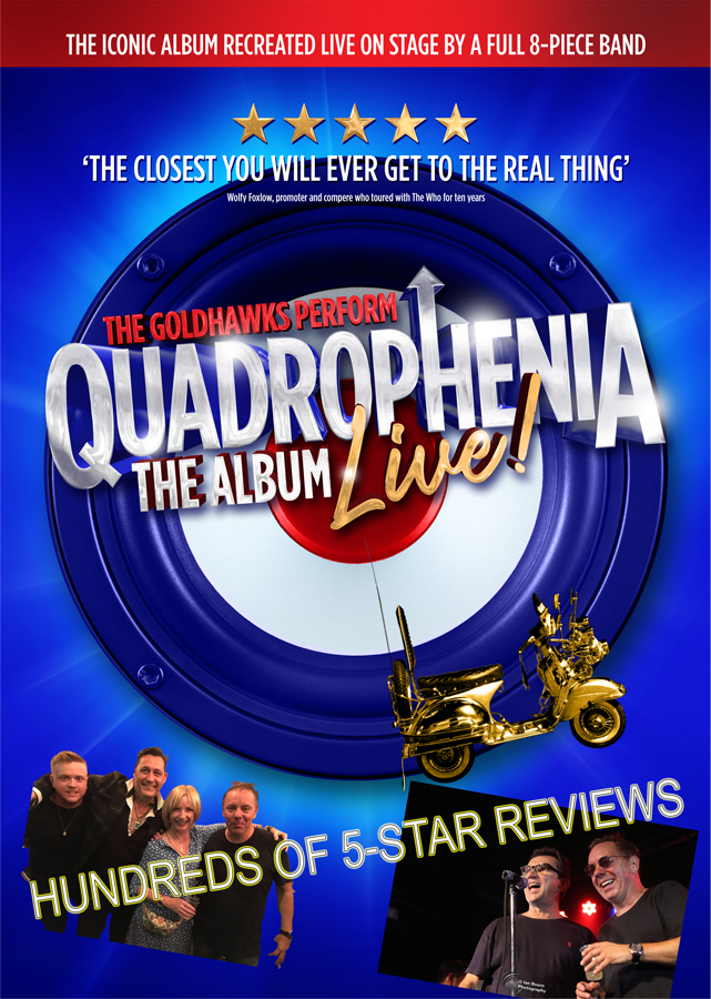 BoroughHalls's tweet photo. 📢 NEW SHOW - ON SALE NOW 📢

Following a brilliant gig last Saturday night, The Goldhawks will be back in #Stourbridge with 'Quadrophenia - The Album, Live!' on Thu 16 June 🎸🎯

🎟️ https://t.co/dc9LaTqSB7 https://t.co/Q0DwFfgg6C