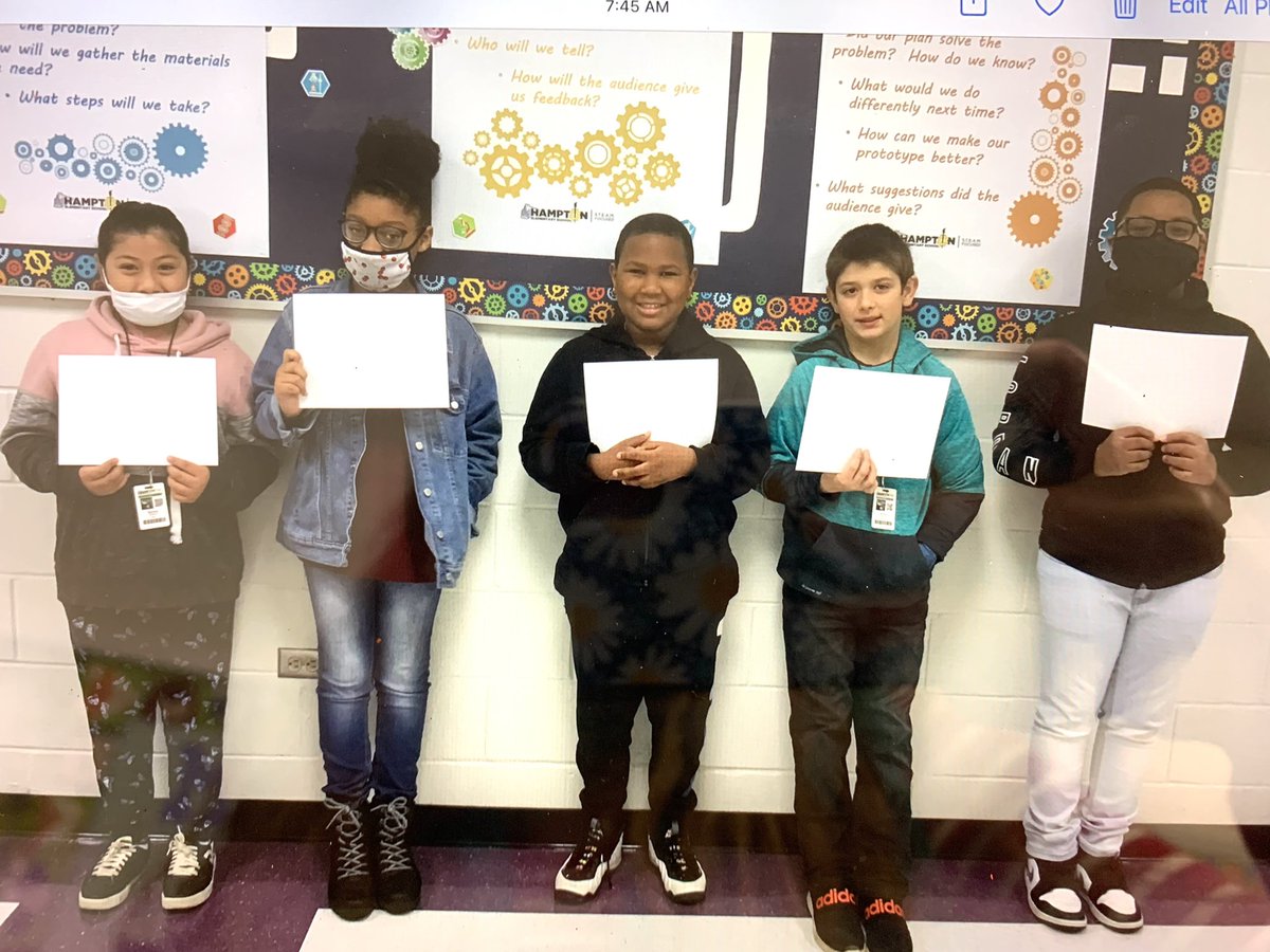 DebbieSkaggs8's tweet photo. So proud of our 4th and 5th grade class spelling bee winners! @HES_HCS @st_johane #hamptonproud https://t.co/GsmlIaK03o