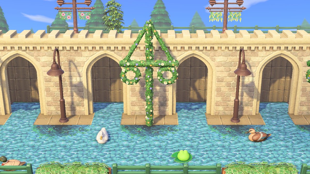 coaen_'s tweet photo. J'ai aussi créé un pont ! #AnimalCrossing #ACNH #NintendoSwitch https://t.co/ZmAKOXQEVC