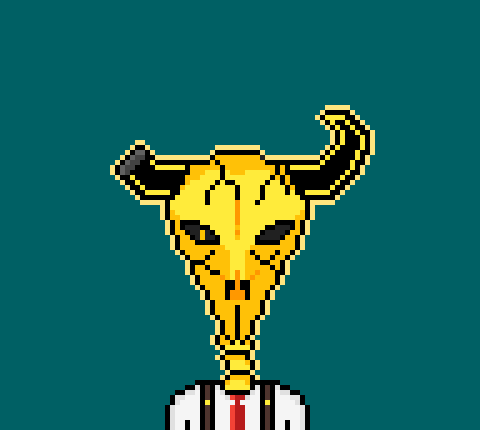 The Ancient Undead Bull decided to join the Syndicate!!
Its said that he is as old as time itself, and thats why he is starting to slowly crumble away!! 
opensea.io/assets/matic/0…
#NFT #nftcollectors #NFTartist #opensea #polygonNFT #NFTdrop #pixelart