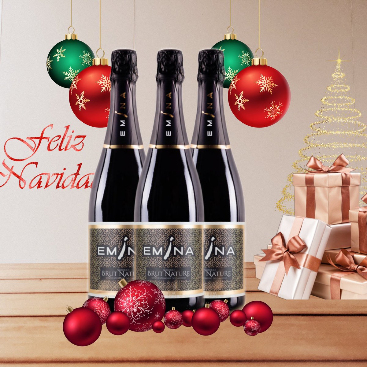 CadimaDist's tweet photo. Estas navidades disfruta de un buen vino espumoso de @eminawines y brinda por un nuevo año lleno de ilusión 🥂

👉🏼 Encuentra más vinos Emina en nuestra página web https://t.co/KSR7pbiAjD https://t.co/9Nc1D30CYk