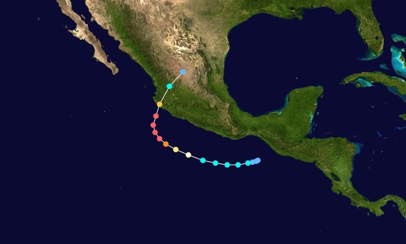 CycloneAnalyser's tweet photo. #CycloneFacts
Between October 22-23,2015 Category 5 #Hurricane #Patricia set multiple records,it intensify from C1 of 130 kph winds to C5 of 330 kph in 24 hours,during it's end it created fastest updraft in recorded history of 100Kph. It make the most intense landfall in East 👇 https://t.co/2WFWZkvcGt