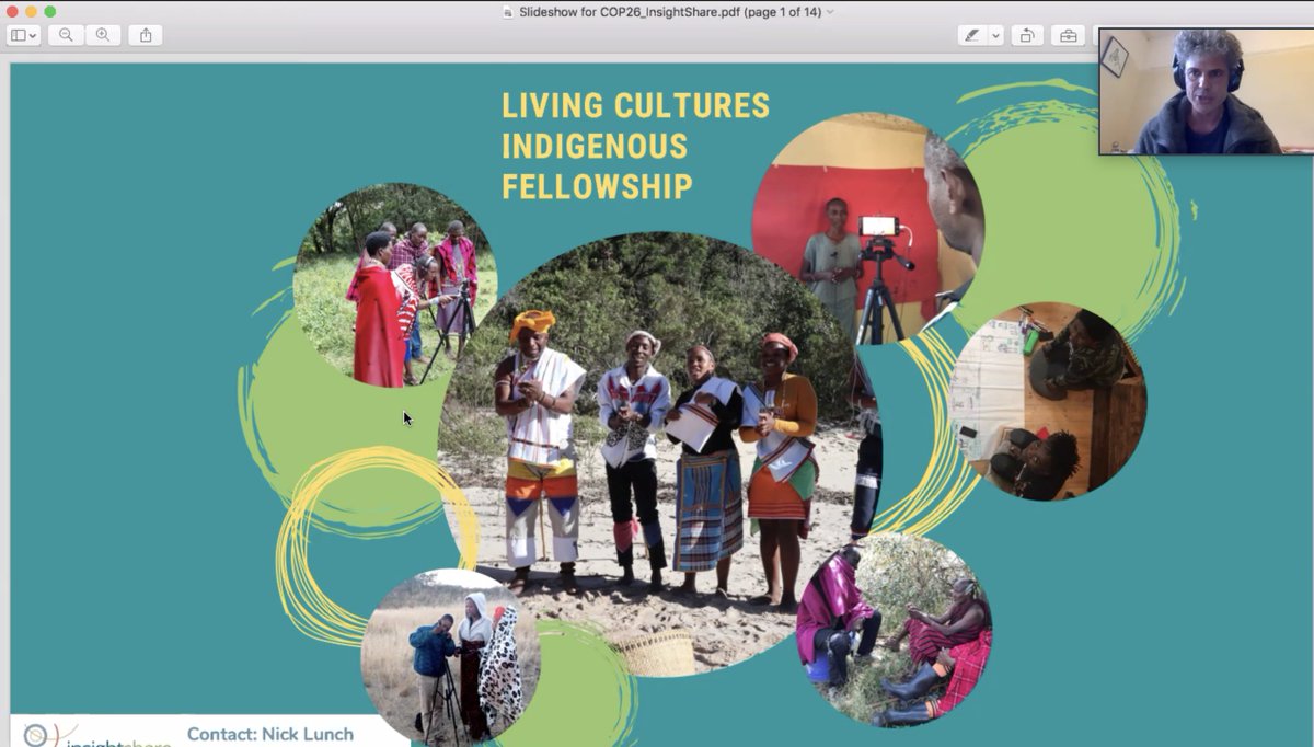 Our director Nick Lunch is presenting now at the #IVMC7 🙌🏾 We're talking about the Living Cultures Indigenous Fellowship, introducing the #FlippedClassroom approach, the challenges and successes of this remote #ParticipatoryVideo training program 🎉