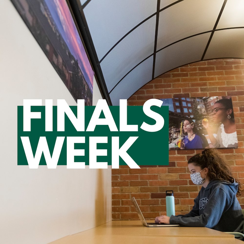 binghamtonu's tweet photo. Finals kick off today! You got this, Binghamton! https://t.co/RXYmAQMOzL