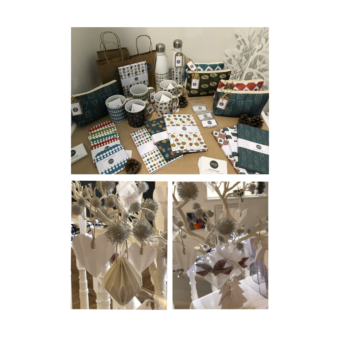 JHareDesign's tweet image. Still time to visit the Winter Warmer Exhibition, another week to go! Notebooks proving popular with 'Topiary Trio' and 'Be Wild' designs, finding new homes for Christmas. Lots of last minute gifts to choose from if you are in Somerset🎄🛍🎅