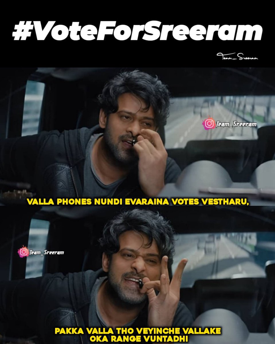 TeamSreeram's tweet photo. valla phones nundi evaraina vestharu, pakka valla tho veyinche vallake oka range vuntadhi 💥💥💥

#SreeramaChandra #BiggBossTelugu5 
#VoteforSreeram @Sreeram_singer https://t.co/YLXNt2Naib