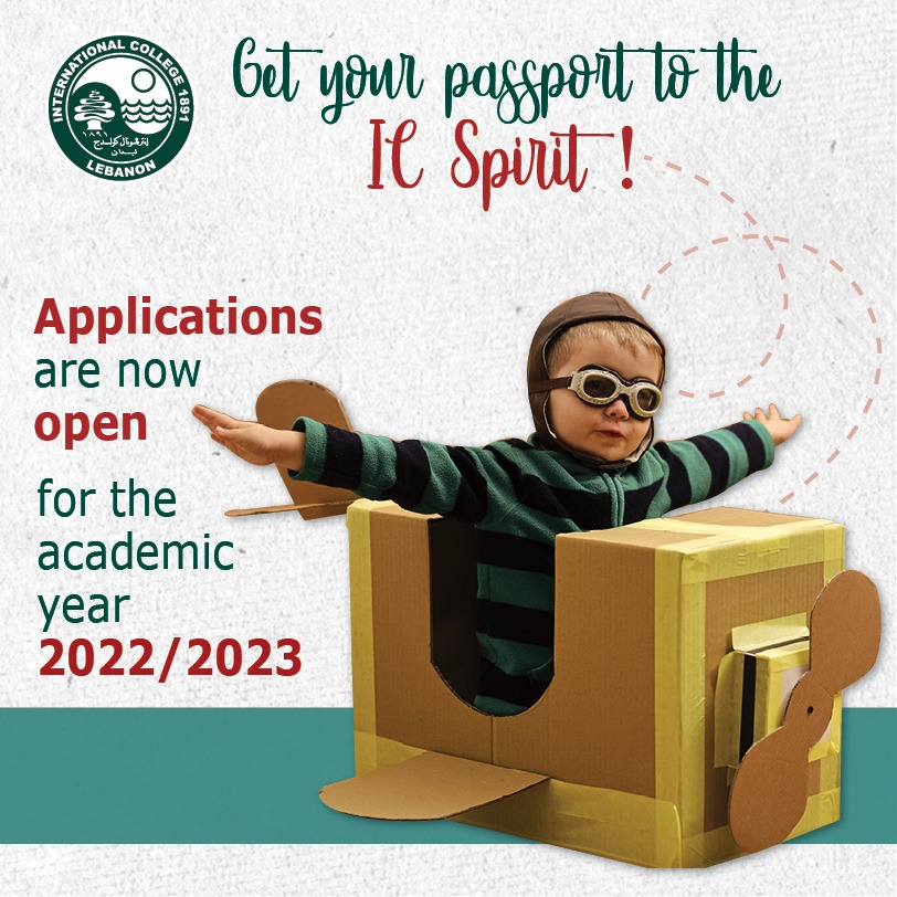 IC_Lebanon's tweet photo. Applications are now open for the academic year 2022-23. Fill in the application form through this link https://t.co/u2mDZ8hHo2
#icspirit #admissions https://t.co/Y5TKp2paCm