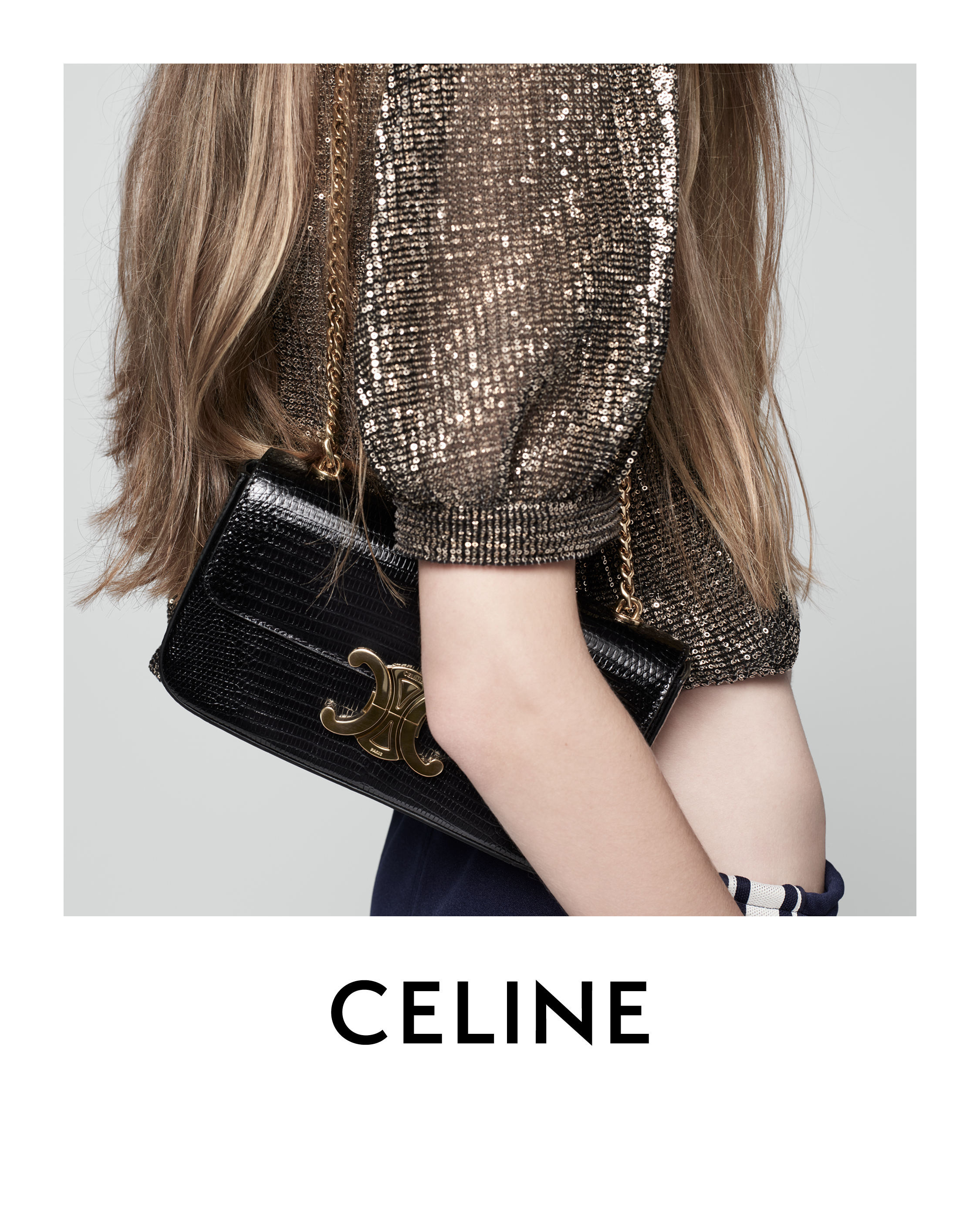 Celine Triomphe Triomphe Shoulder Bag