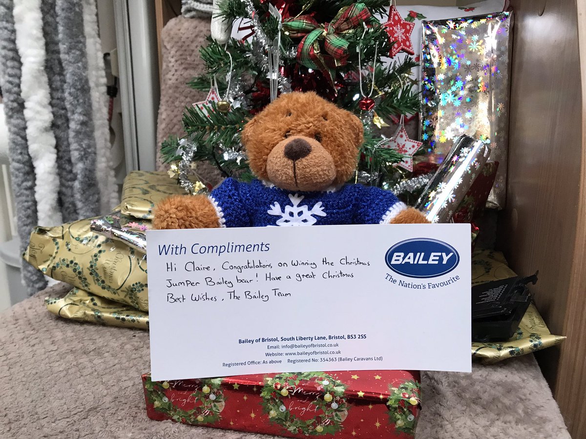 wardopepper's tweet photo. @BaileyofBristol #thebaileybear @TheBaileymhog arrived today and I love him โค๏ธ https://t.co/iKqCwSP23l