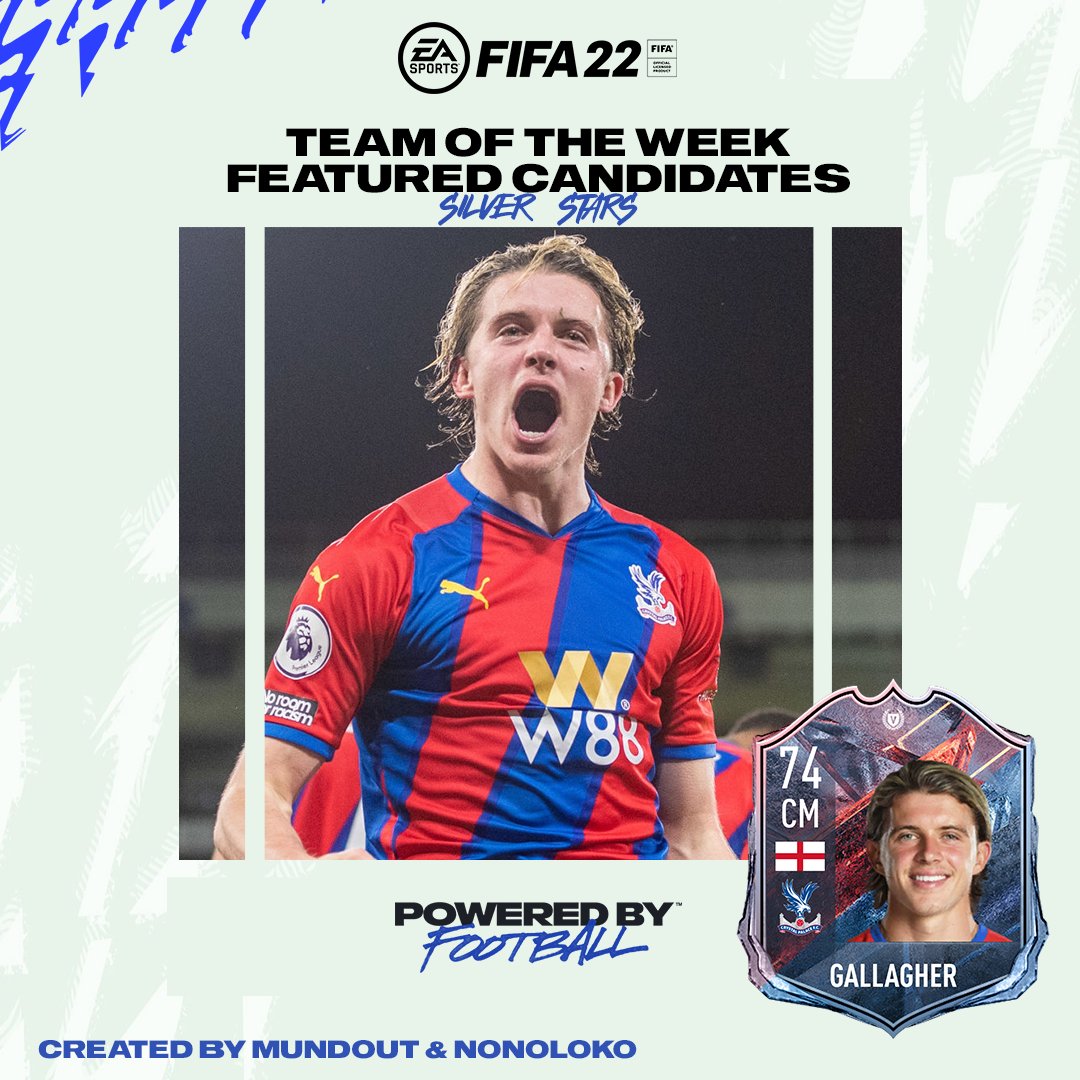 esmaxibarrios's tweet photo. Predicción Equipo de la Semana 13 #FIFA22
🇺🇾 Núñez 84 🌟 #FTOTW
Silver Stars Player Pick: Gallagher
Colaboración 🤝 @NonoLoko10 | #TOTW13 https://t.co/A9TPOyGEca