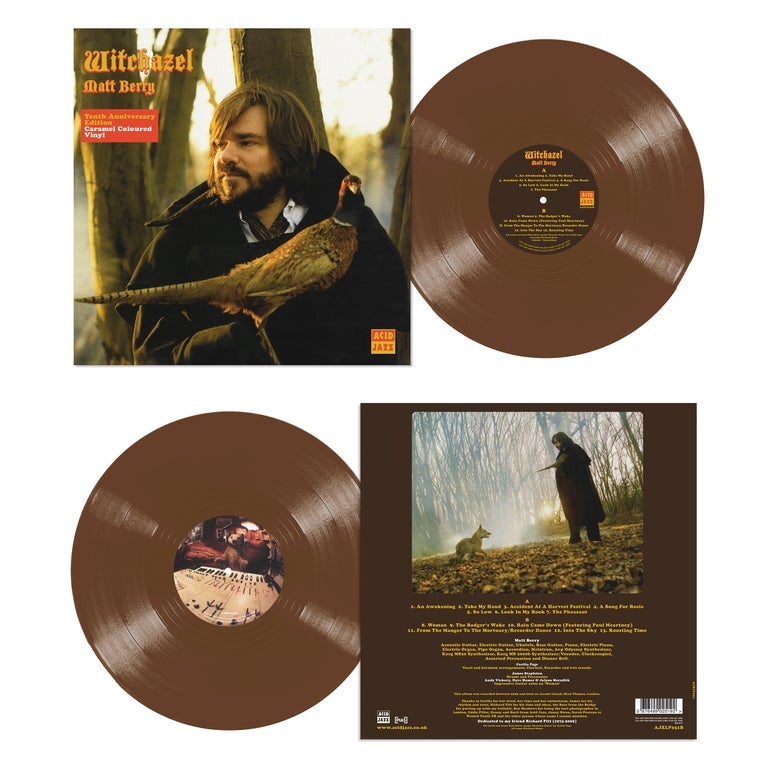Back in stock… 🤎 Matt Berry’s biggest selling album Witchazel is back in stock on stunning caramel vinyl! If you missed out last time you can now buy it here >> smarturl.it/Witchazel_Cara…