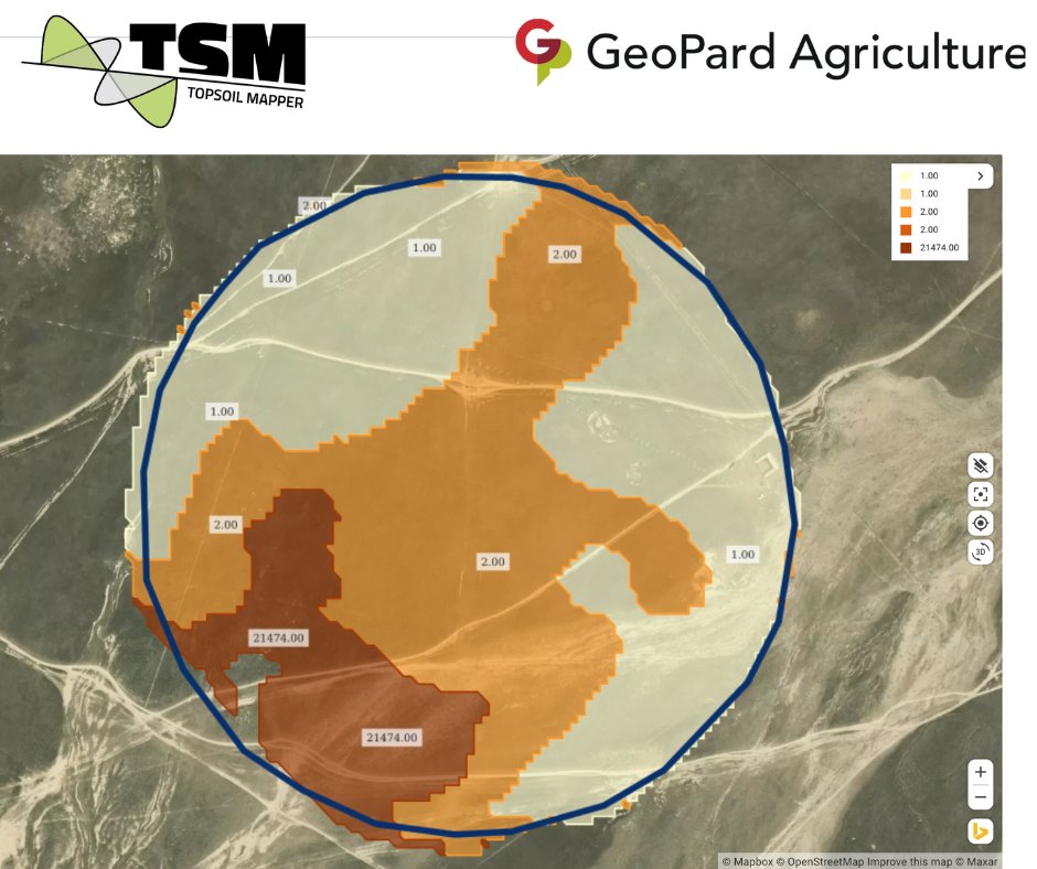 geoprospectors's tweet photo. New week - next software
Visual the same #TopsoilMapper data in different software products - results are identical - independent of software.
Try it yourself: #knowyoursoil and display soil zones based on #TopsoilMapper #ECmaps in your favorite farming software tool @GeoPardAgri https://t.co/AUZYh7uAMH