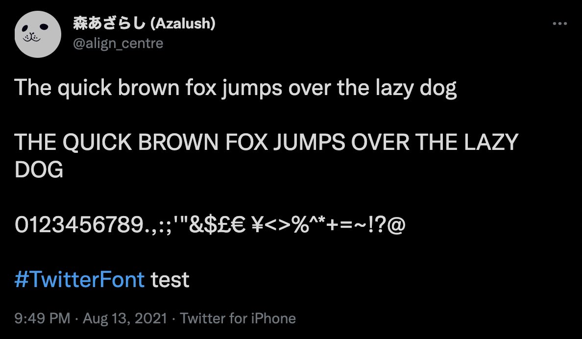 align_centre's tweet photo. おや?iPhone 版 Twitter アプリのフォント、以前の読みやすいフォントに戻った?
#TwitterFont
1. iPhone App (8.93.1)
2. Chrome (macOS Monterey)
3. Chrome (macOS Mojave) https://t.co/YNNkLGN4ji