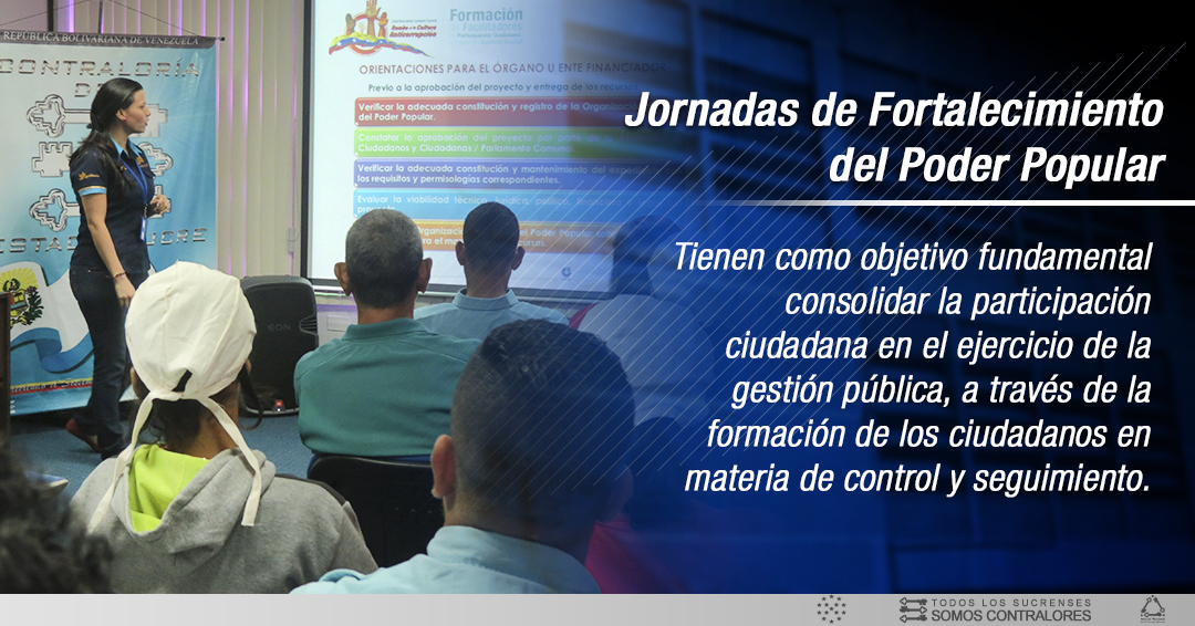 CESucre's tweet photo. Las #JFPP tienen como objetivo fundamental consolidar la participación ciudadana en el ejercicio de la gestión pública, a través de la formación de los ciudadanos en materia de control y seguimiento. #TodosLosSucrensesSomosContralores https://t.co/19Kkp11gCe