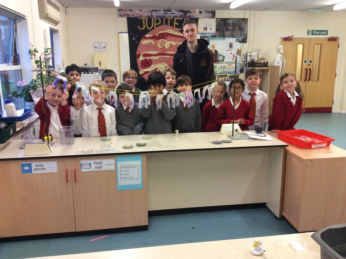 Congratulations, Miss Cullerne, your class made rainbows for you and Anna Marie. ⁦<a href="/WestbrookHaySch/">Westbrook Hay School</a>⁩