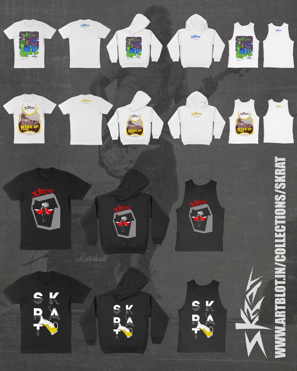 Oh and we've got some new merch
Check it out! 

artblot.in/collections/sk…