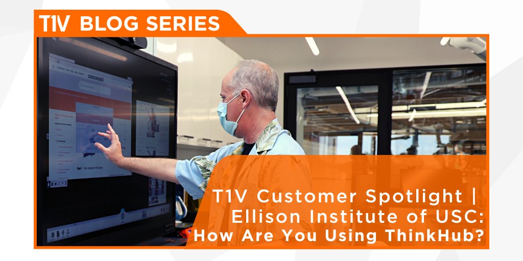 We asked Senior AV Manager / IT Team, Ken Okajima of the @UscEllison, how are YOU using ThinkHub? Check out our T1V #CustomerSpotlight #blog to see his answer: bit.ly/31RDUtb #collaboration #cancerresearch #hybridteams #digitaltransformation #collaborateanywhere