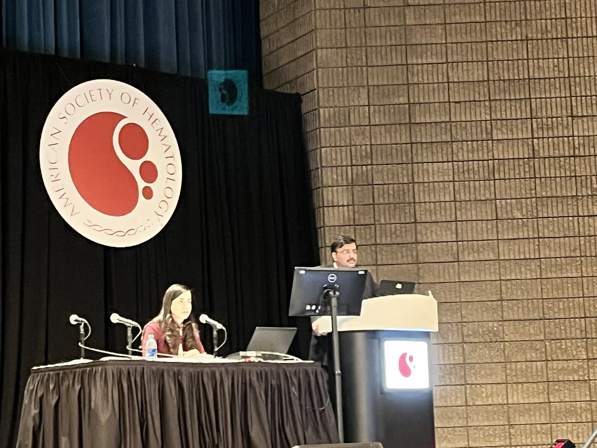 #ASHKudos to our rising stars 🌟 from @AUBMC_Official chairing a very important session at #ASH21 discussing CART therapy in T cell lymphomas. #lymsm 👏🏻👏🏻@Razan_Mohty @abazarbachi 🥳🥳