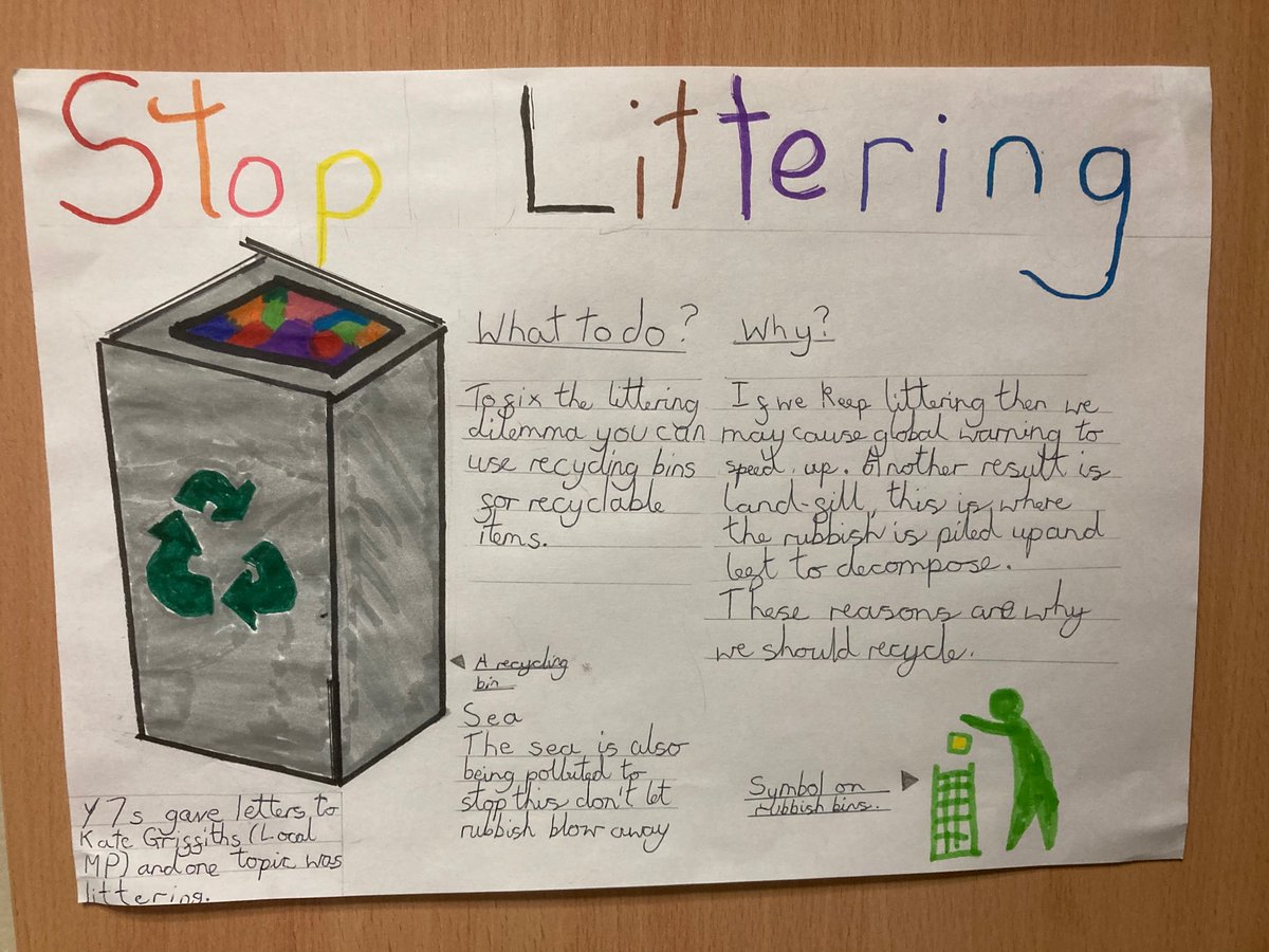 deferrersethics's tweet photo. Year 7’s amazing display on voting rights for Citizenship (plus littering)! https://t.co/zkUE0Obo3G