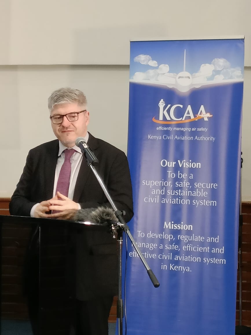 CAA_Kenya's tweet photo. Mr. Juan Carlos Salazar, @ICAO Secretary General, is in Kenya as part of a tour of African countries. As the head of the ICAO secretariat Mr. Salazar provides leadership to all specialised international staff working in the field of international aviation. https://t.co/TTCrhvItV9