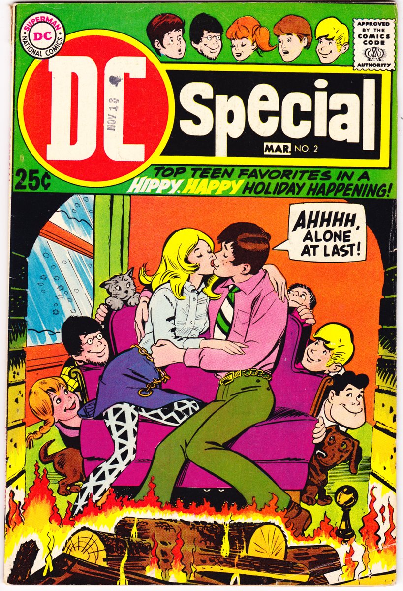 LifeofComics's tweet photo. DC Special 2, #Hippy Love #DCComics #Christmas #ChristmasRomance #RomanceComics VGFN (5.0) https://t.co/tCGHCbKAg3 1969 https://t.co/dFMbLQd8PX
