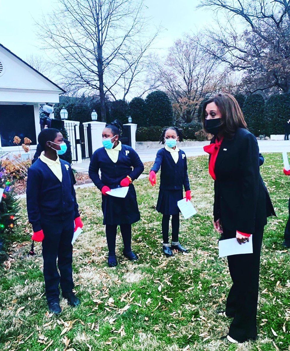 PattersonDCPS's tweet photo. We are so incredibly proud of our Patterson Eagles who got the privilege to attend a holiday celebration at the residence of @vp Harris and the @SecondGentleman this past Friday. Way to go Eagles and Mr. Byrd! #Dcpublicschools #Gr8schools https://t.co/vJkKh8oFH3