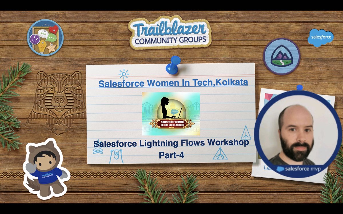 witkolkata's tweet photo. This weekend was full of learning☺️
Two amazing session of our Salesforce Lightning Flows workshop 🤩
Thankyou @cloudyamit  and @ericpraud_p for such wonderful session on Flows.

#witkolkata #witflows #TrailblazerCommunity https://t.co/6hdWLSMI5X